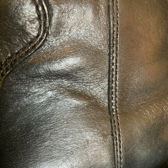 Coach Waldorf Booties Black Size 7 Ankle Boots Zipper Heels - Picture 14 of 16